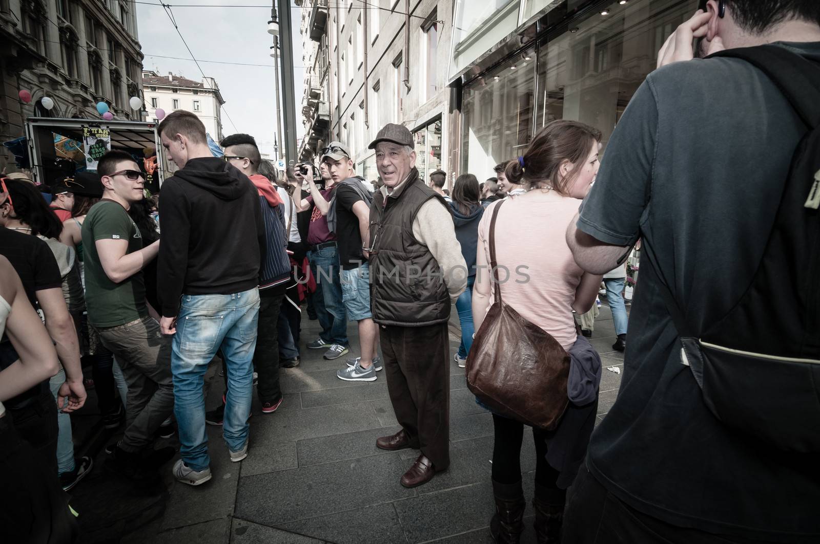 Labor day celebration in Milan May 1, 2013 by peus