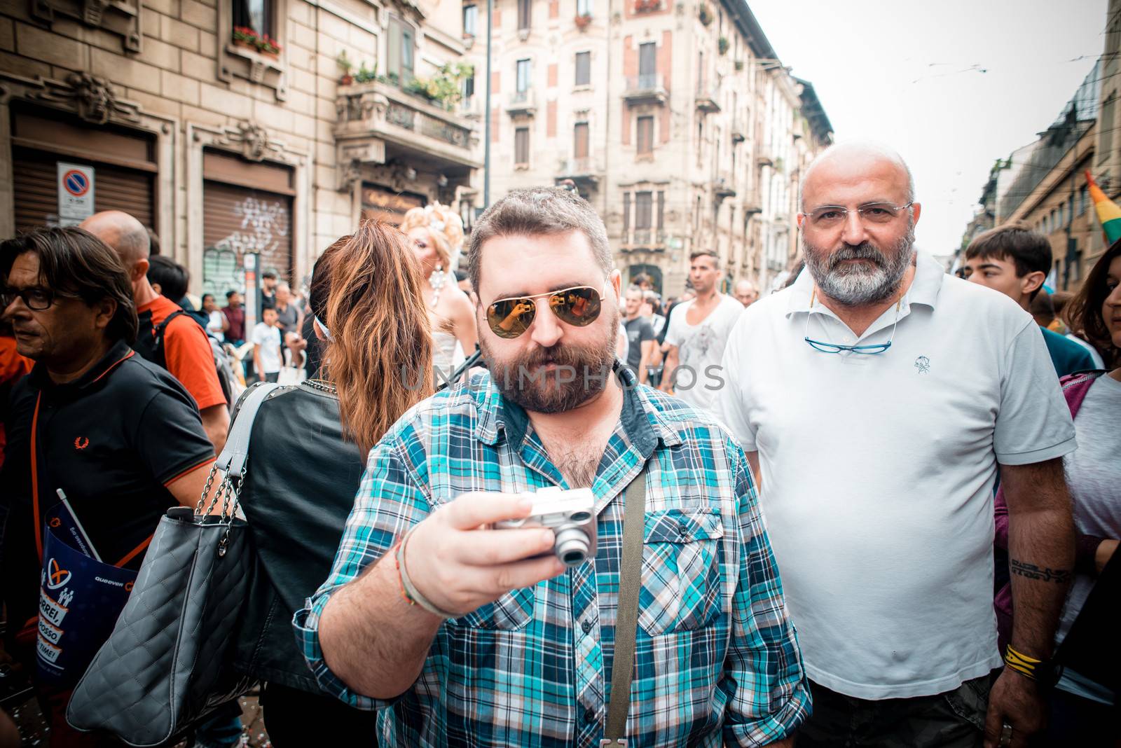 Gay Pride parade in Milan on June, 29 2013 by peus