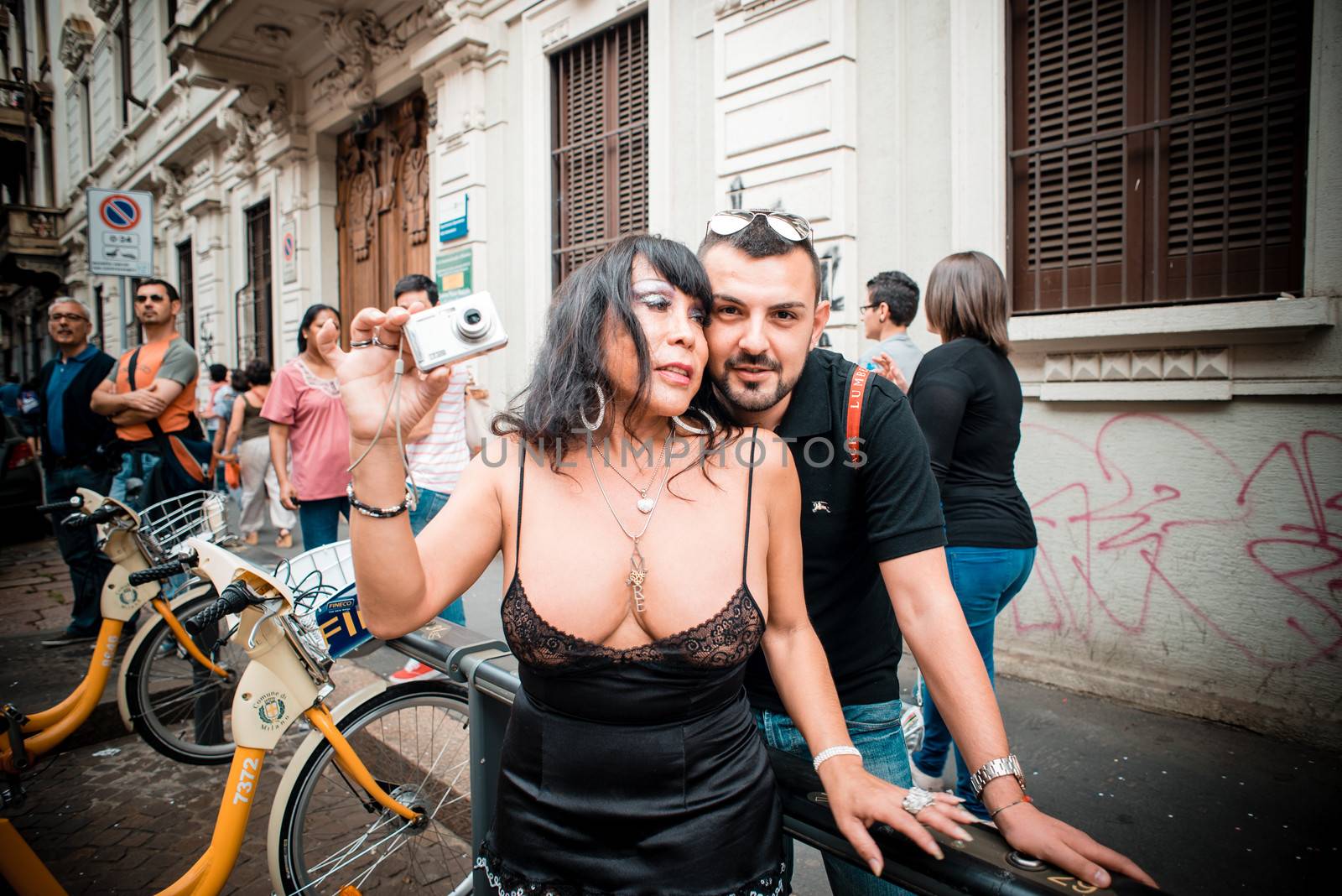 Gay Pride parade in Milan on June, 29 2013 by peus