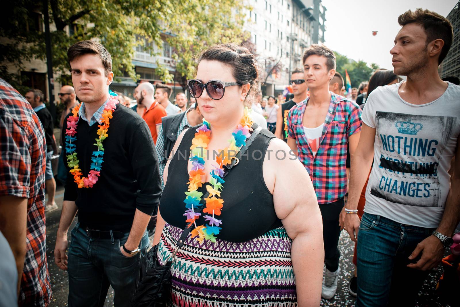 Gay Pride parade in Milan on June, 29 2013 by peus