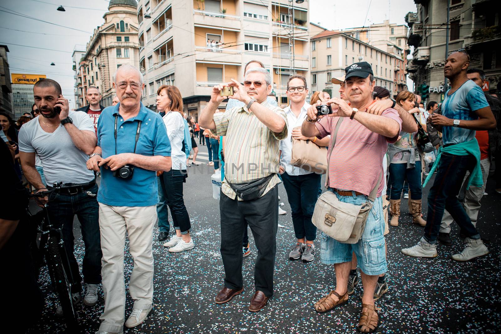 Gay Pride parade in Milan on June, 29 2013 by peus