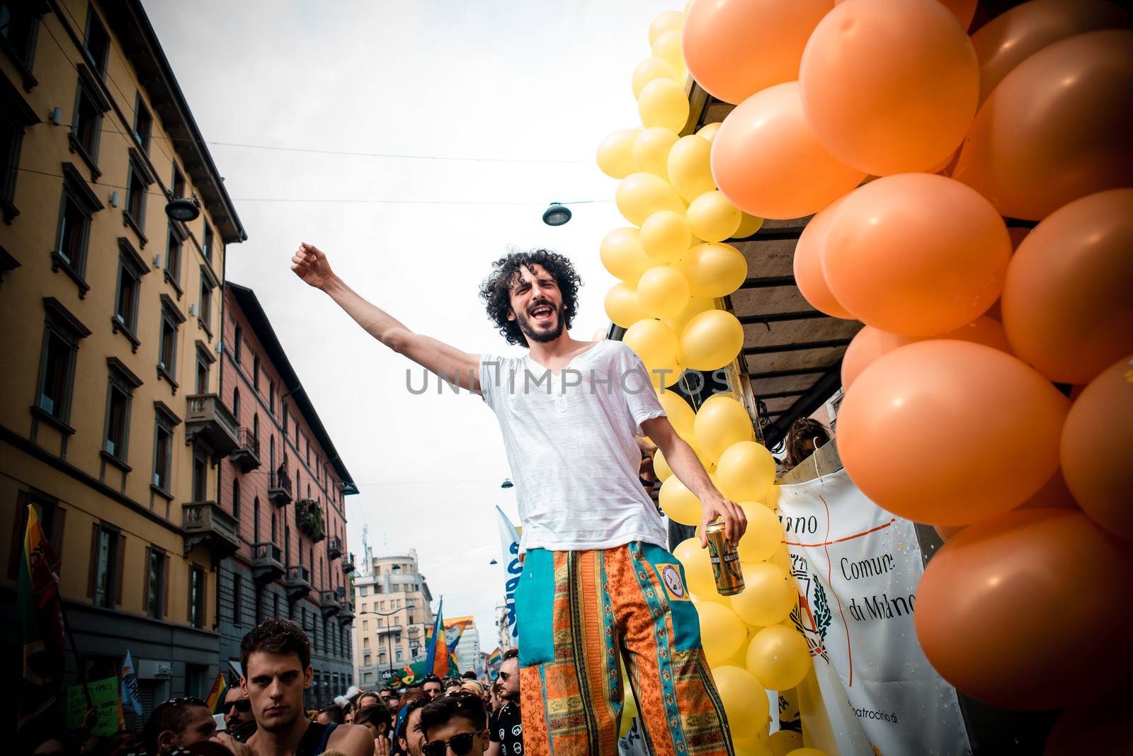 Gay Pride parade in Milan on June, 29 2013 by peus