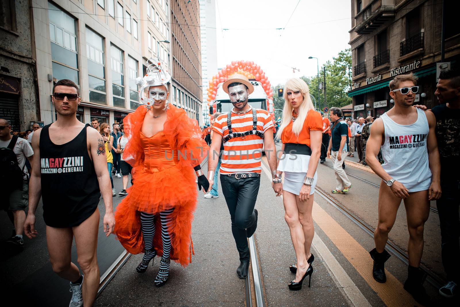 Gay Pride parade in Milan on June, 29 2013 by peus