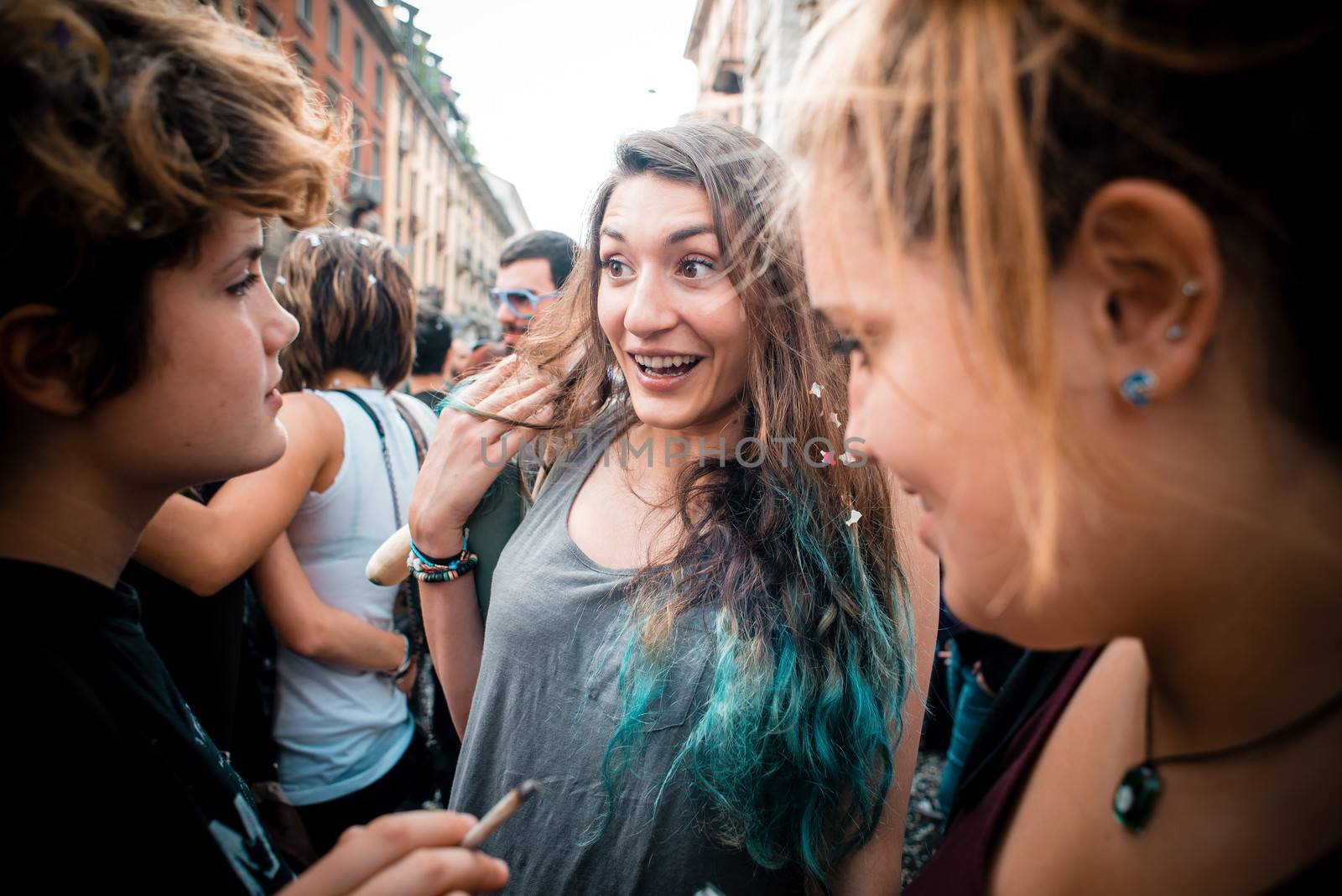 Gay Pride parade in Milan on June, 29 2013 by peus