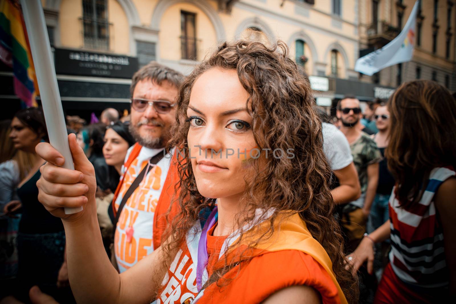 Gay Pride parade in Milan on June, 29 2013 by peus