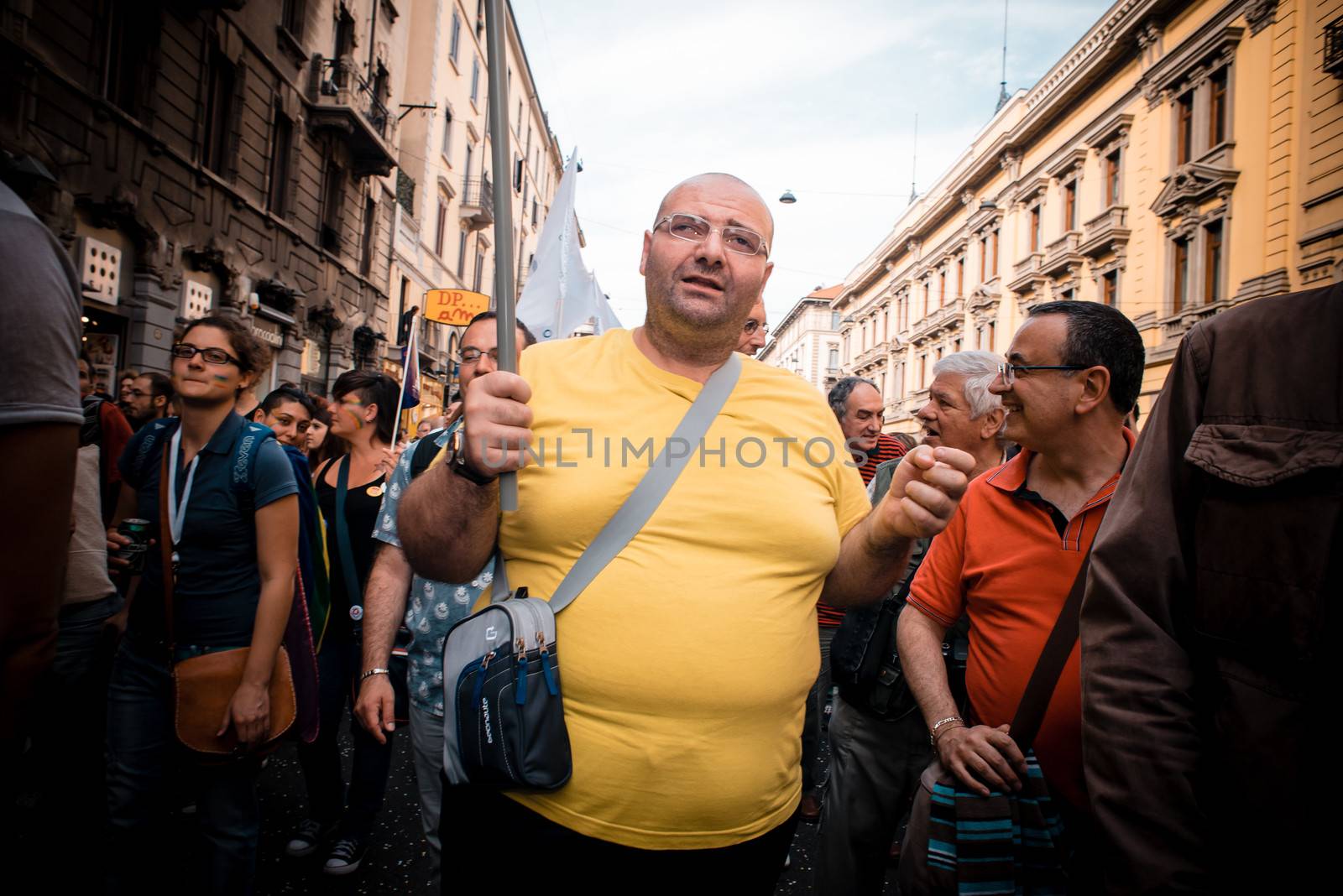 Gay Pride parade in Milan on June, 29 2013 by peus