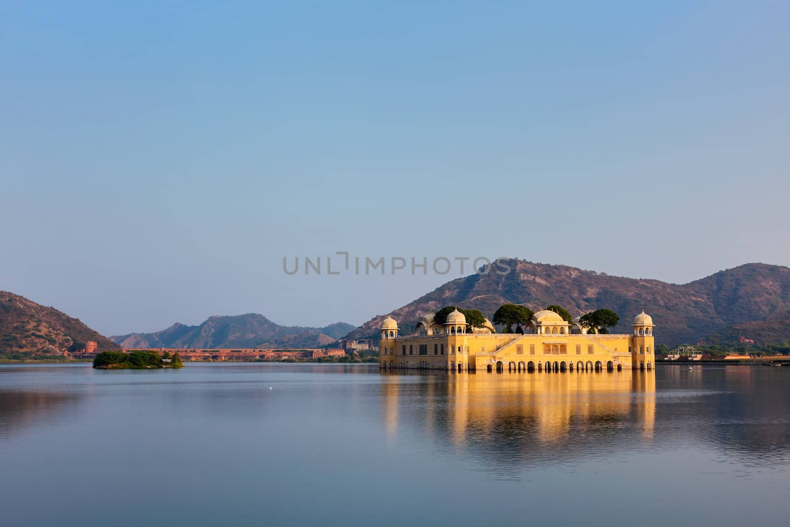 Jal Mahal (Water Palace).  Jaipur, Rajasthan, India by dimol