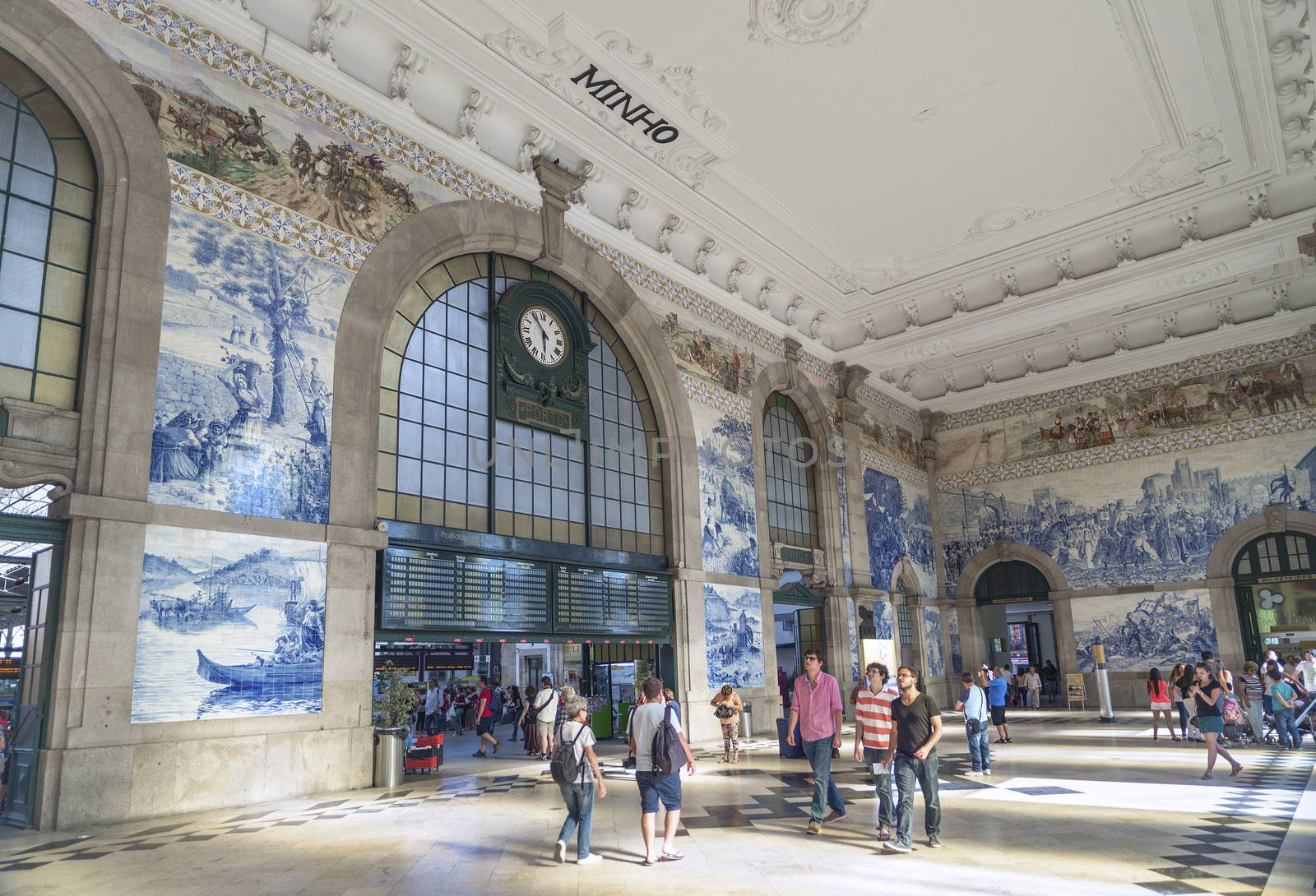 sao bento railway station porto portugal by jackmalipan