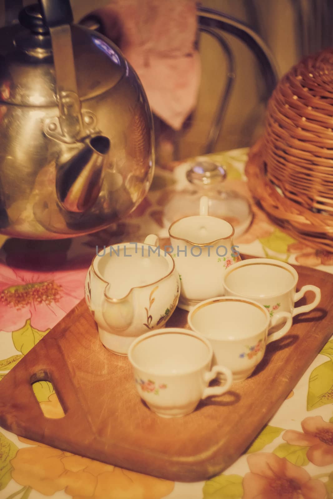 Teapot Tea Flow In Cup, Tea Ceremony  by ryhor