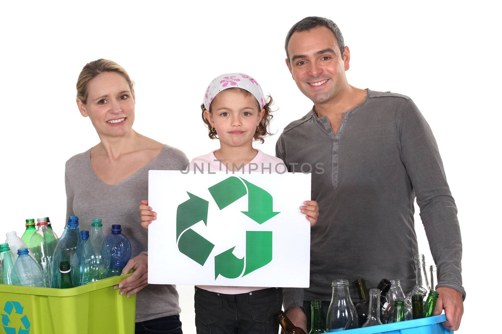family waste sorting