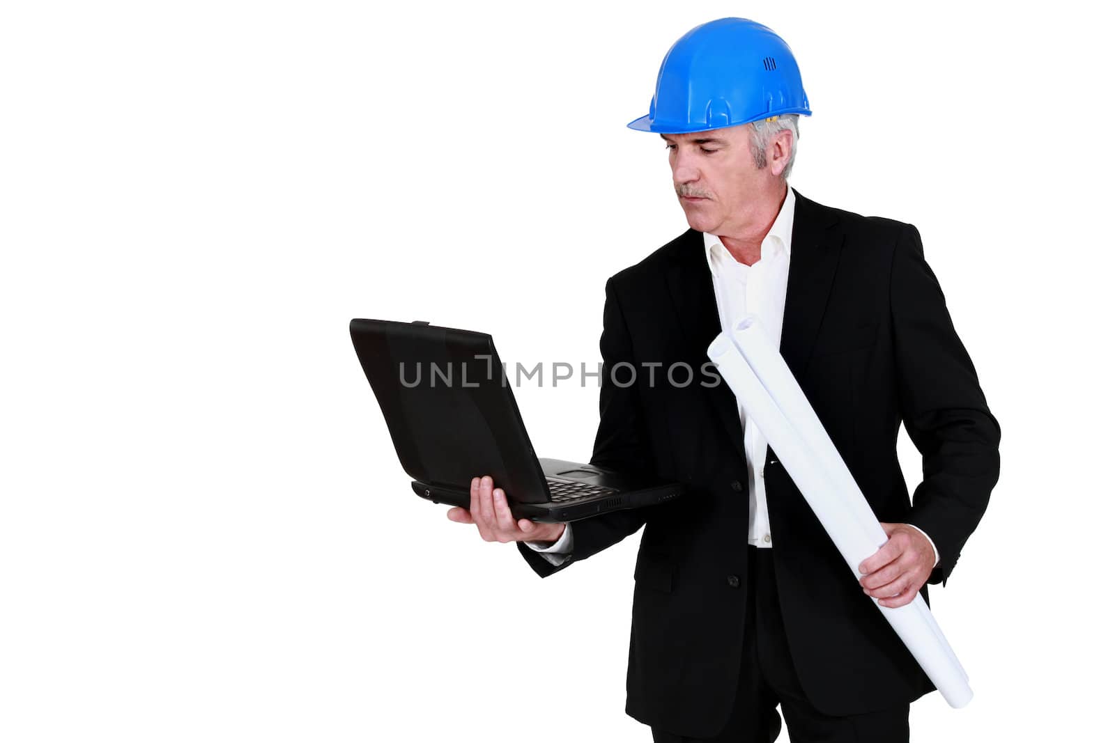 Architect with a laptop