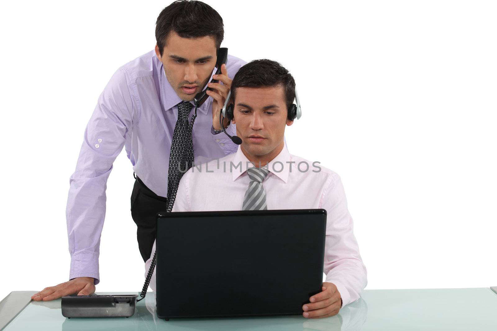 Telemarketer and manager