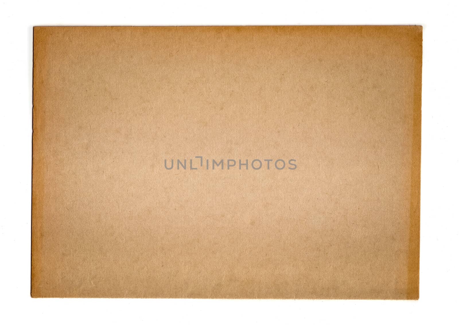 Brown Paper Texture For Artwork Isolated On White Background