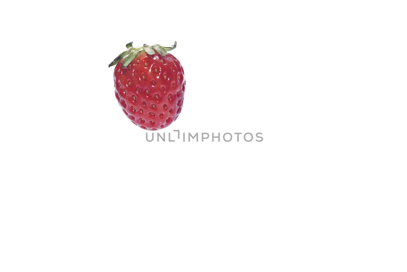 strawberry isolated on white by gandolfocannatella
