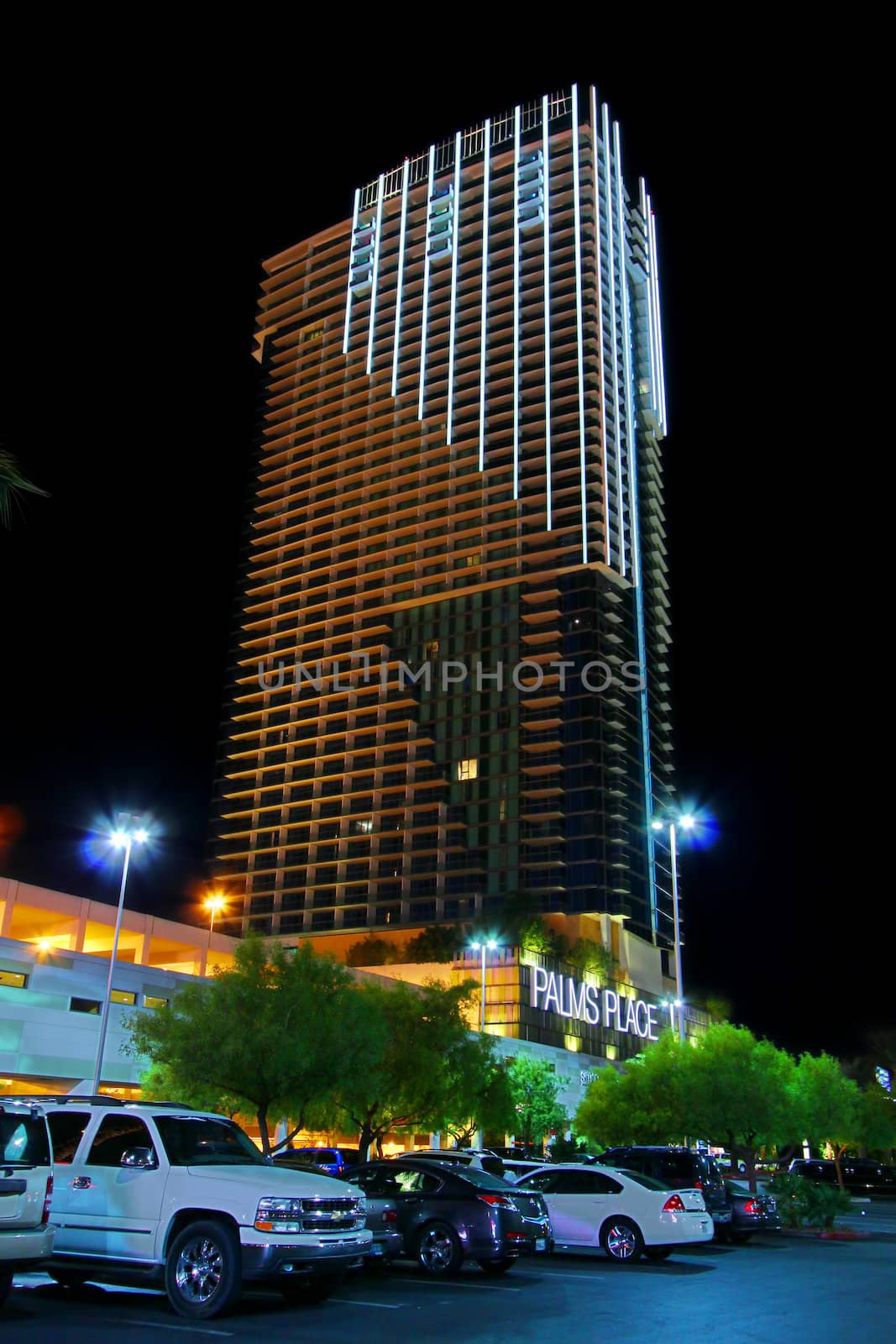 Las Vegas, USA - November 30, 2011: The Palms Place building in Las Vegas, Nevada. It was opened in the year 2008.