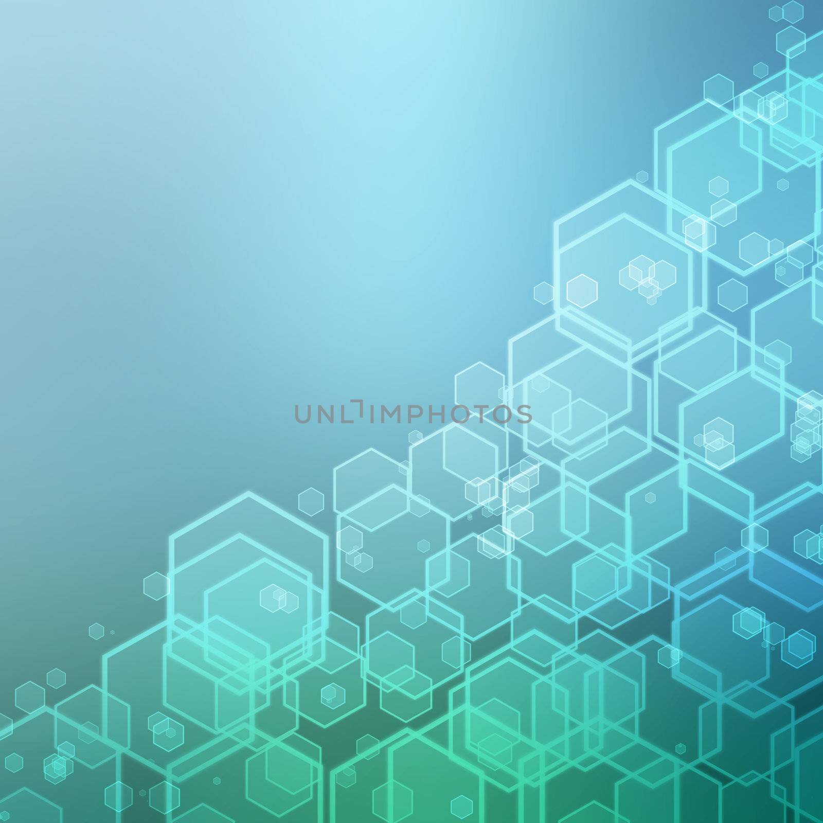 abstract background with hexagon texture