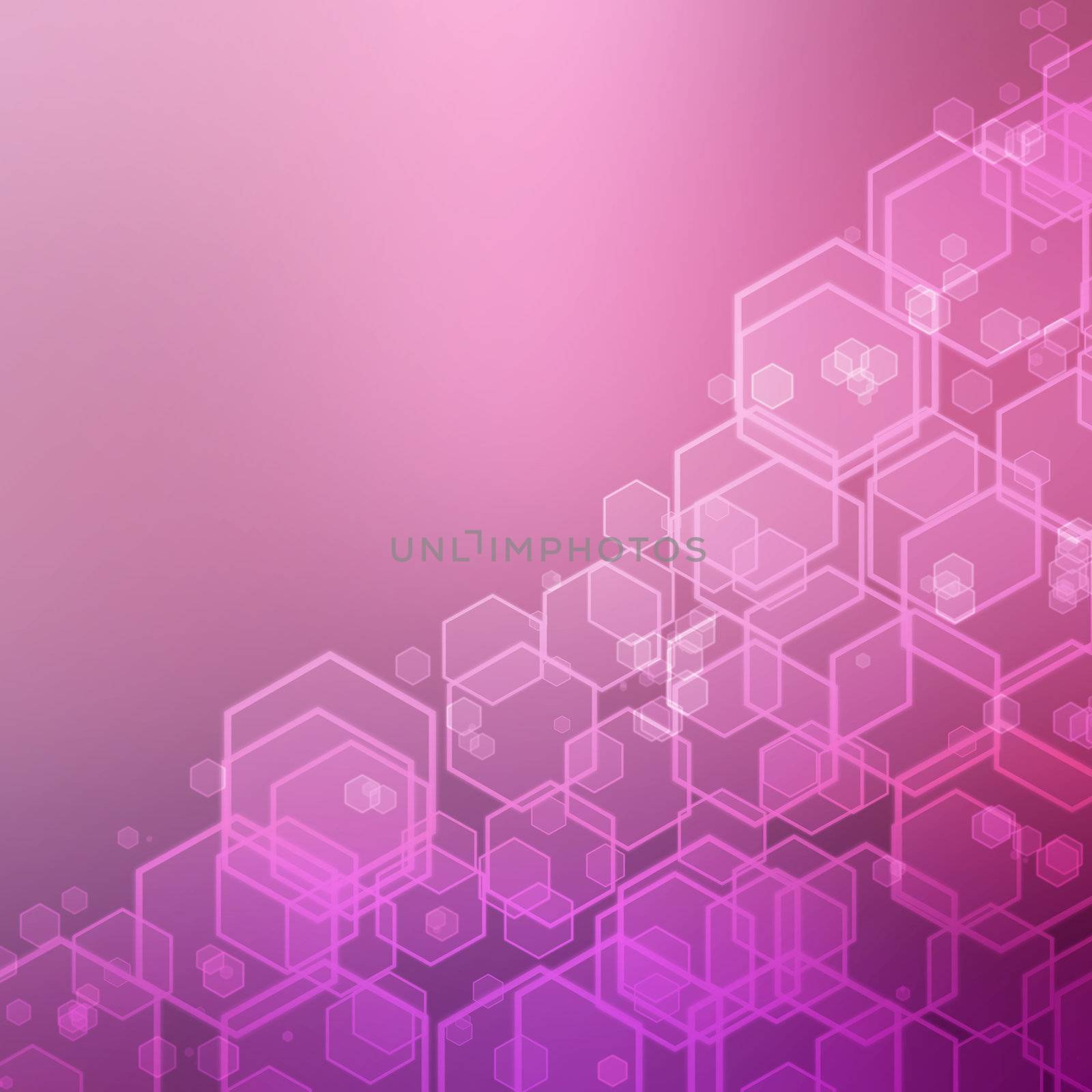 abstract background with hexagon by geargodz