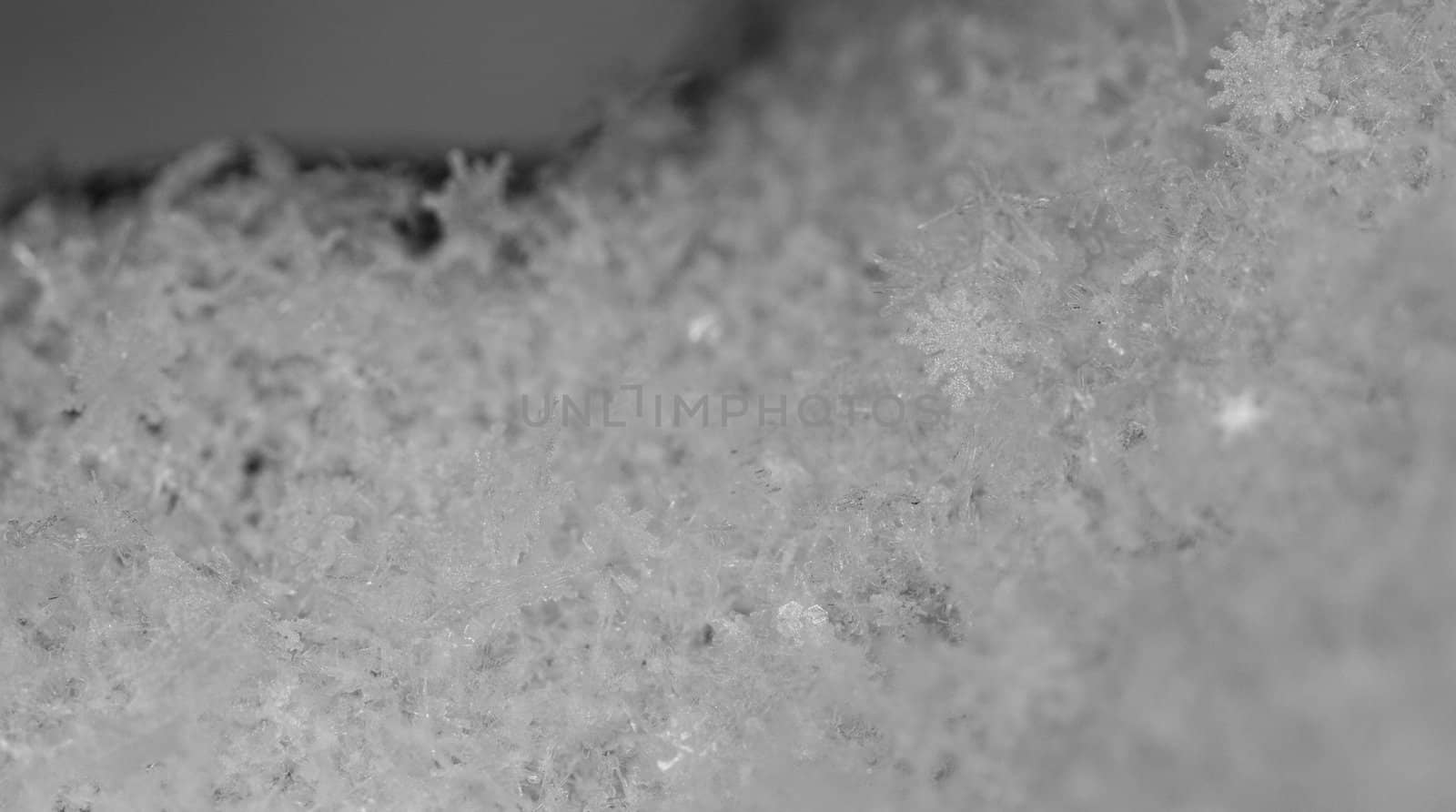 beauty white snowflake crystals by NagyDodo