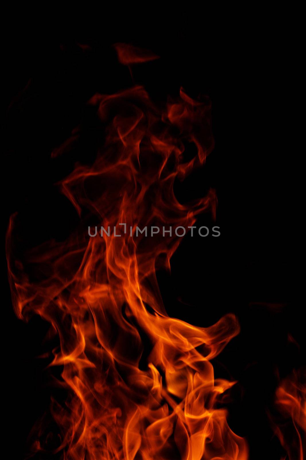 fire on black background by NagyDodo