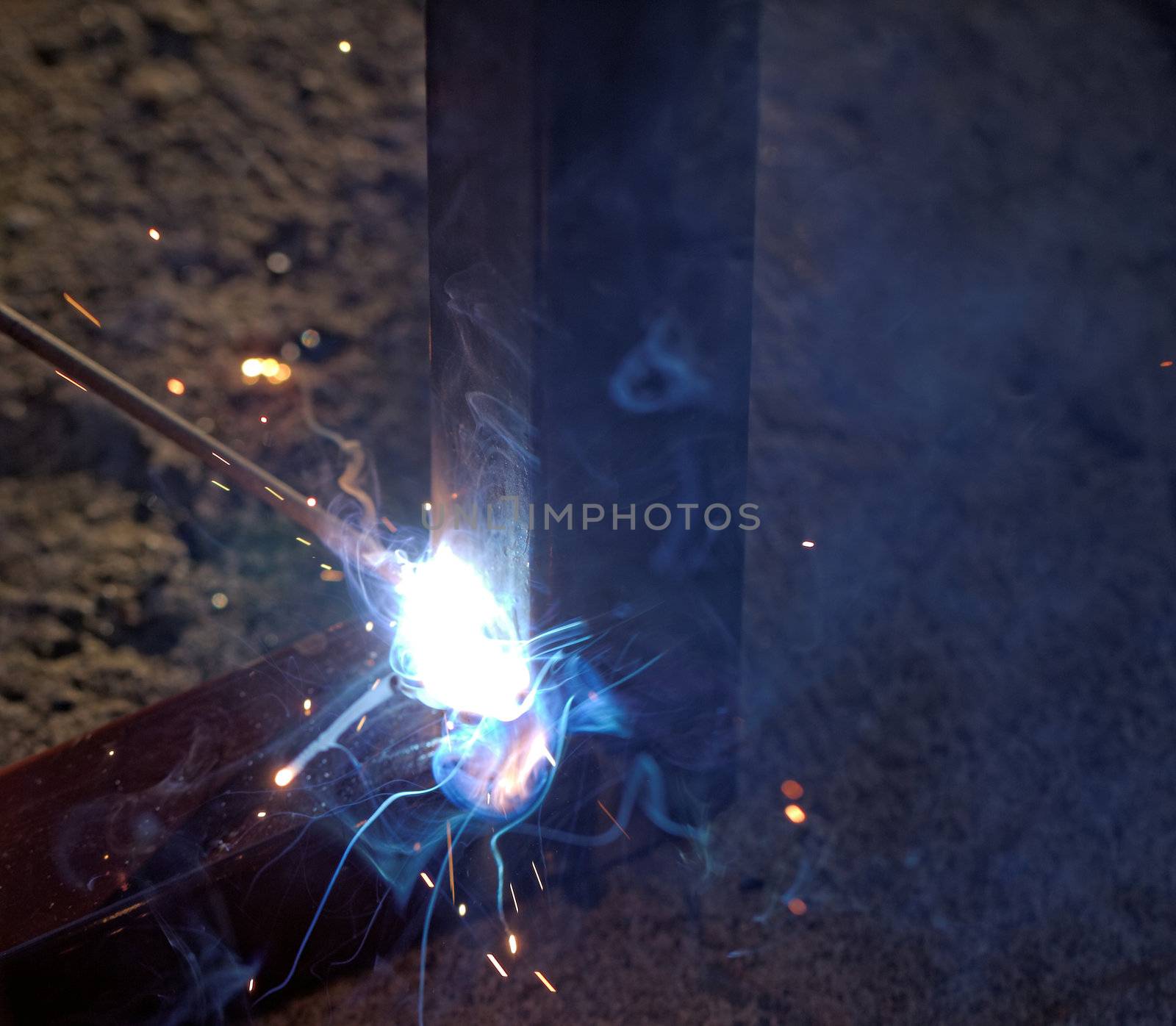 Iron Welding, Bright Light by NagyDodo