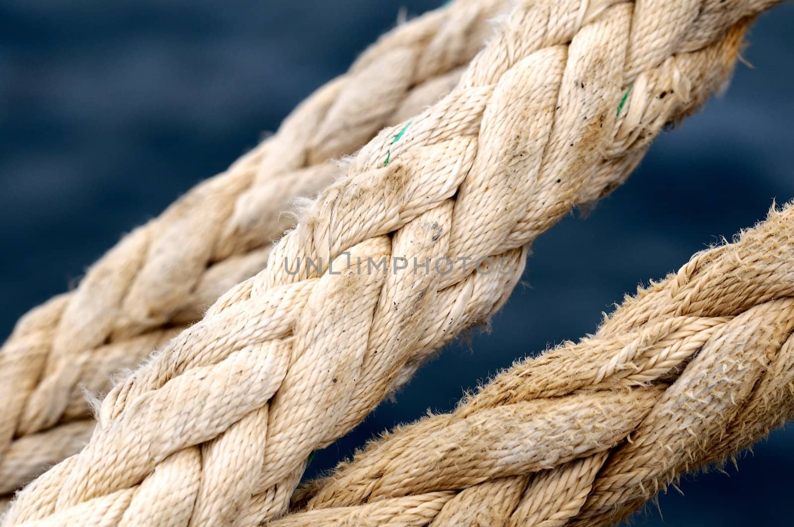 A Naval Rope on a Pier, in Canary Islands, Spain