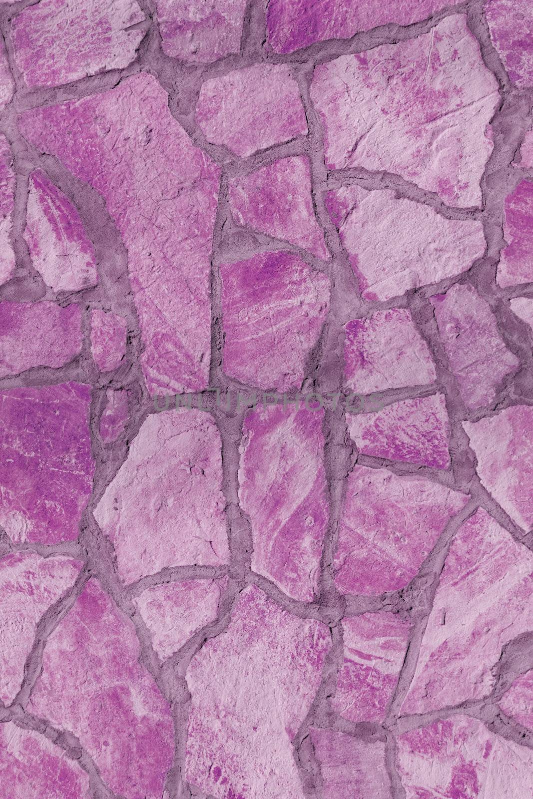 Background of a large stone wall texture (purple)