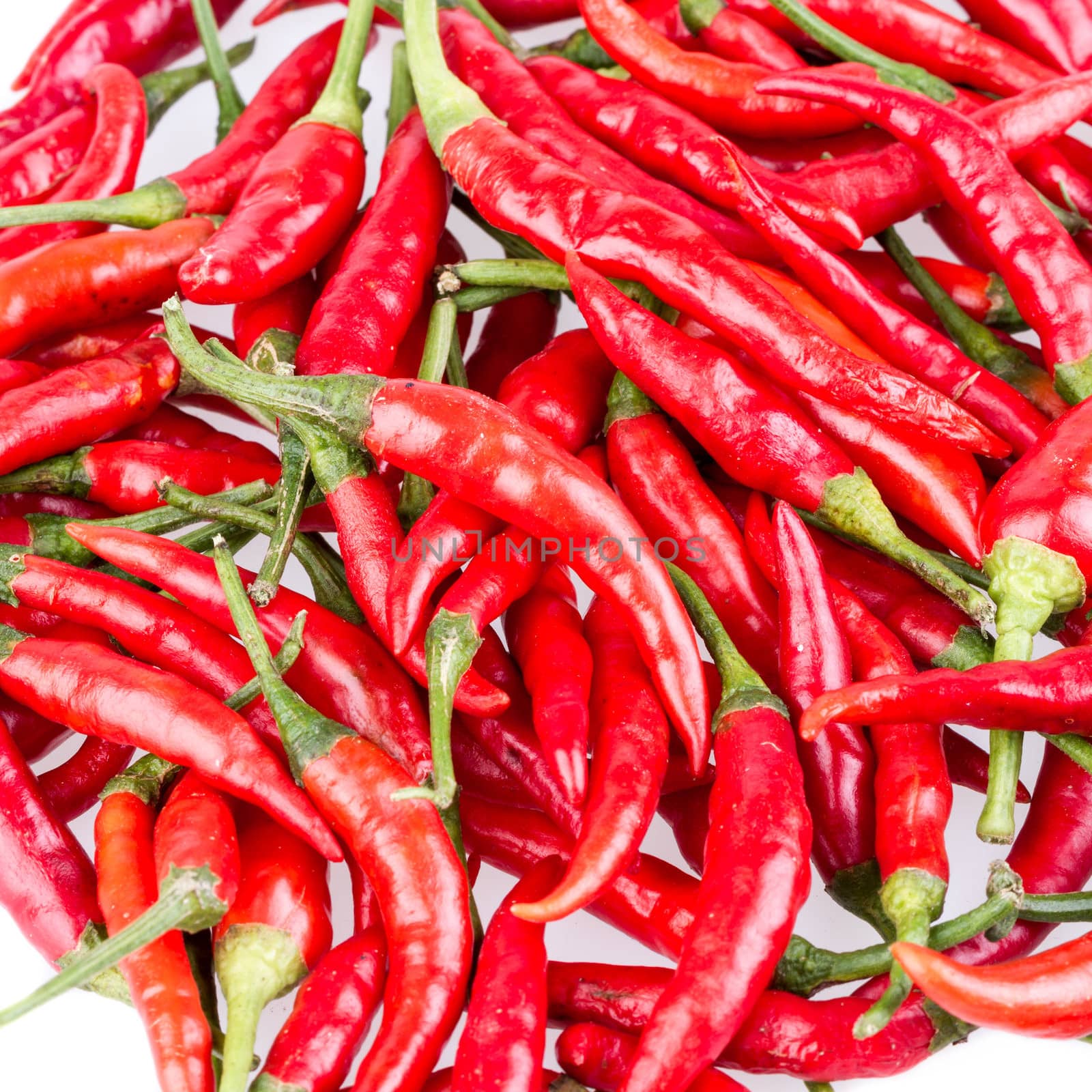 Pile of red Cayenne pepper