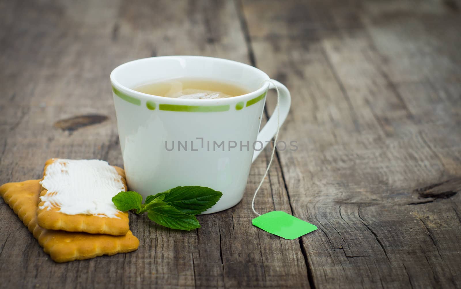 Mint Tea with cookie by kbuntu