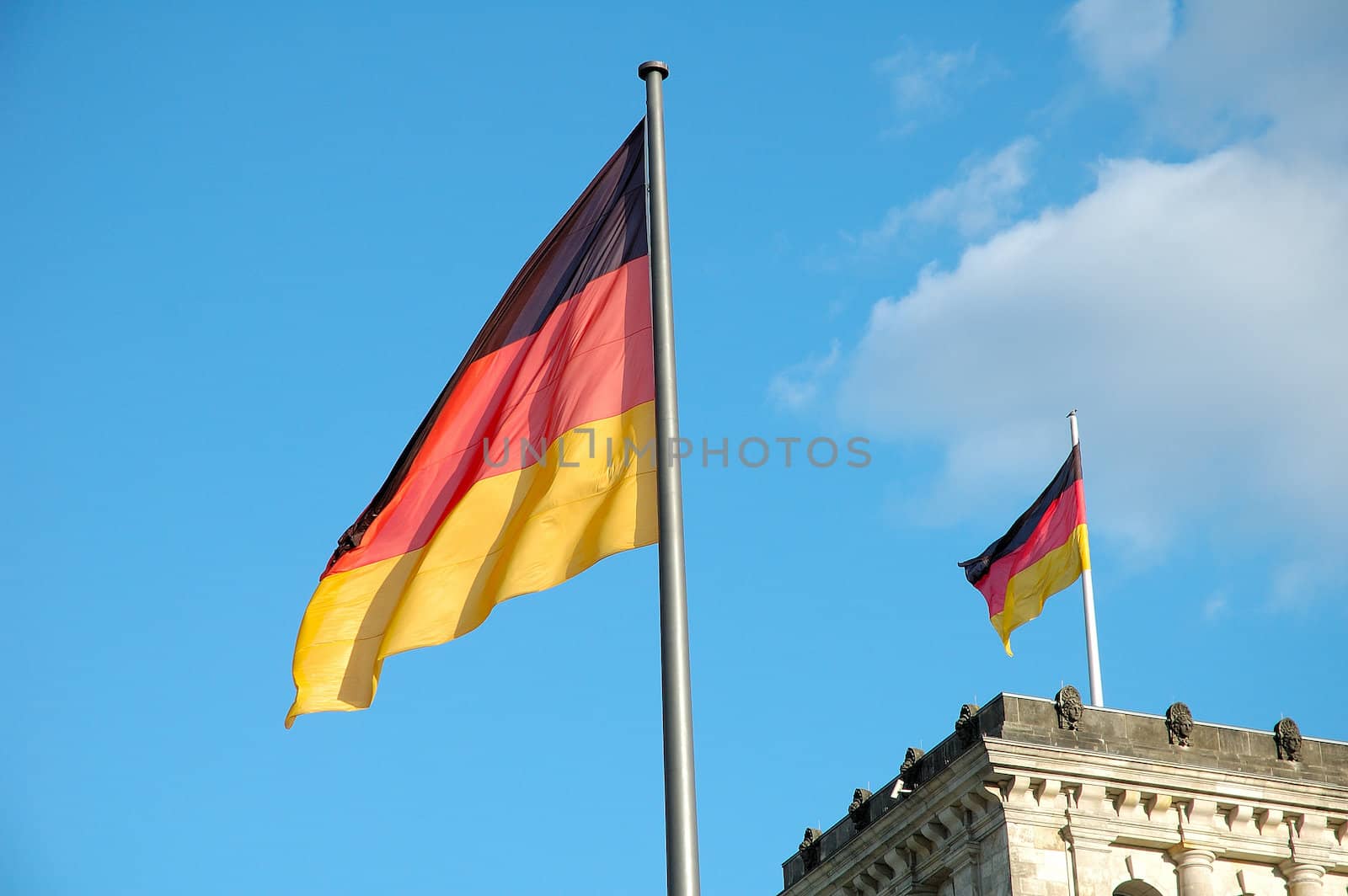 Flags over Reichstag by janhetman