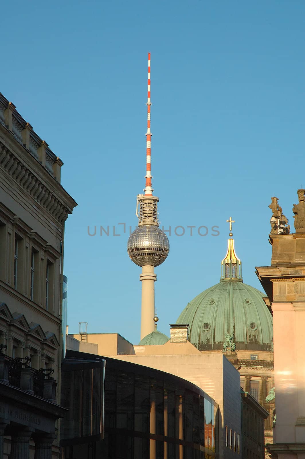 TV tower on Alexander Platz in Berlin Germany