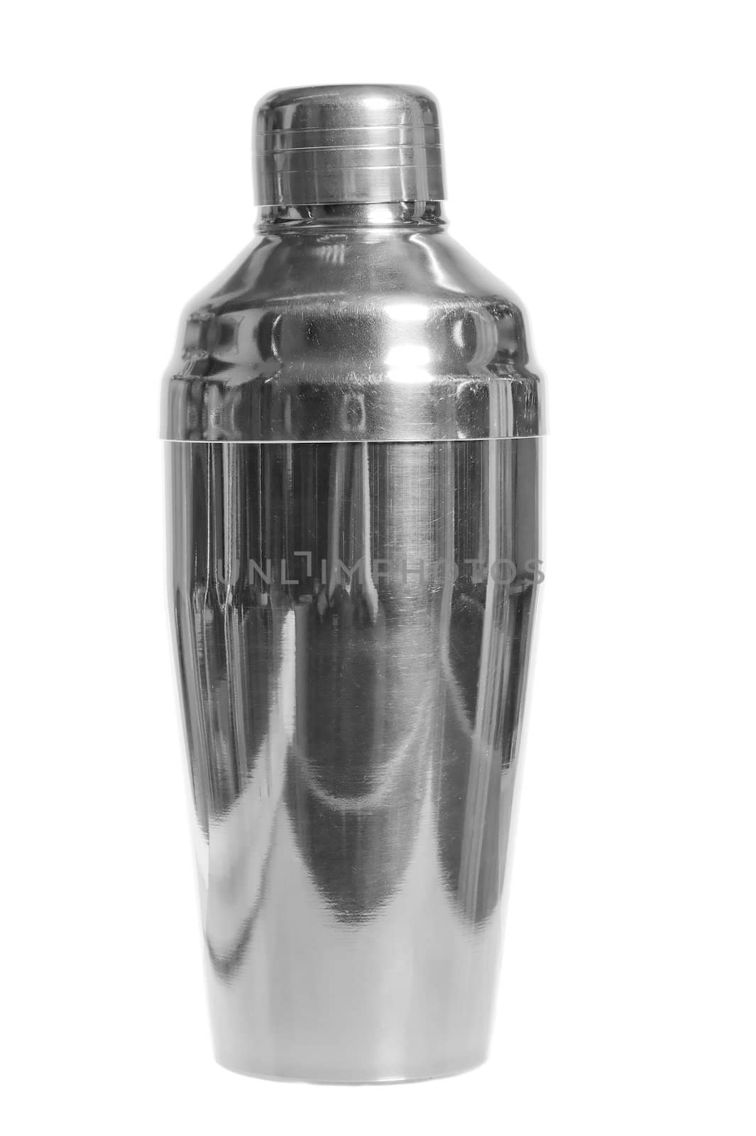 shiny new metal shaker for mixing drinks by kosmsos111