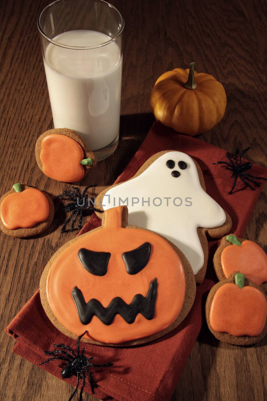 Freshly baked cookies for halloween fun by Sandralise