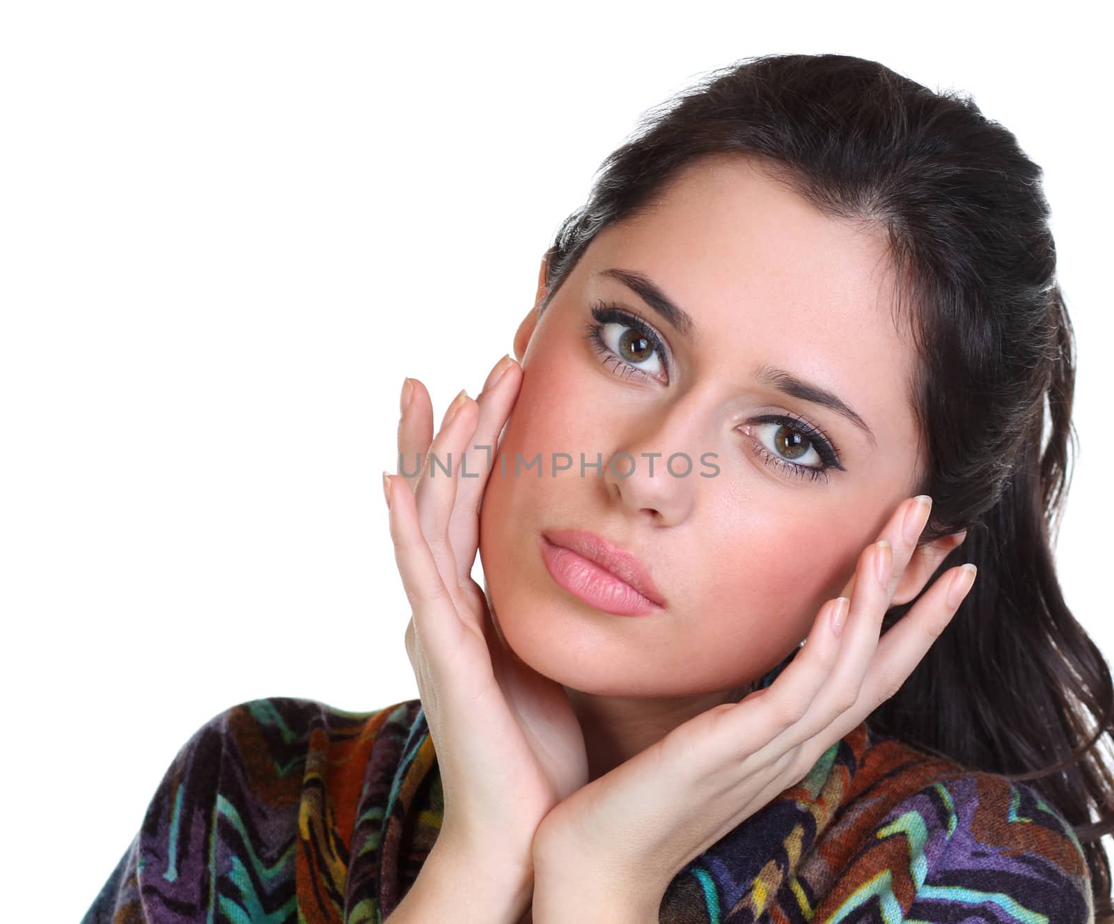 Portrait of beautiful woman