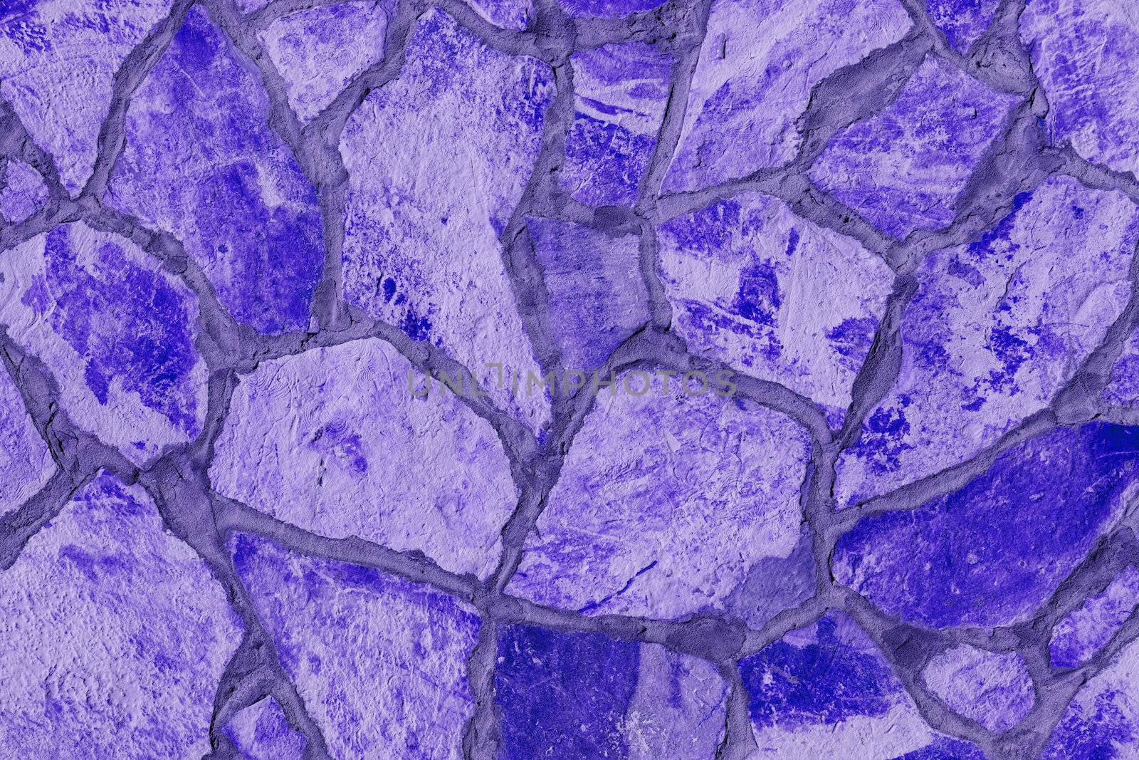 Background of a large stone wall texture (purple)