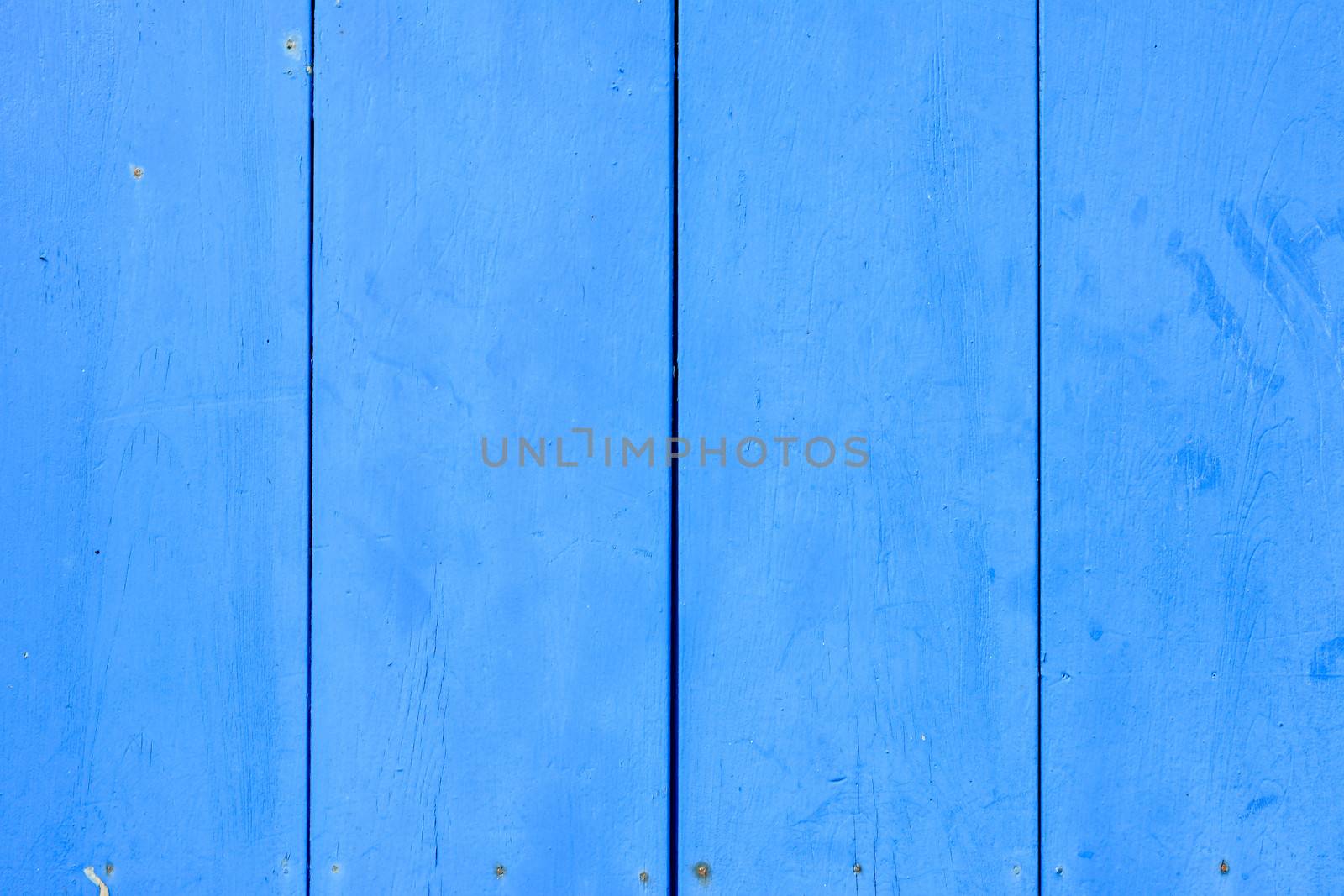 Aged grunge weathered blue wood texture