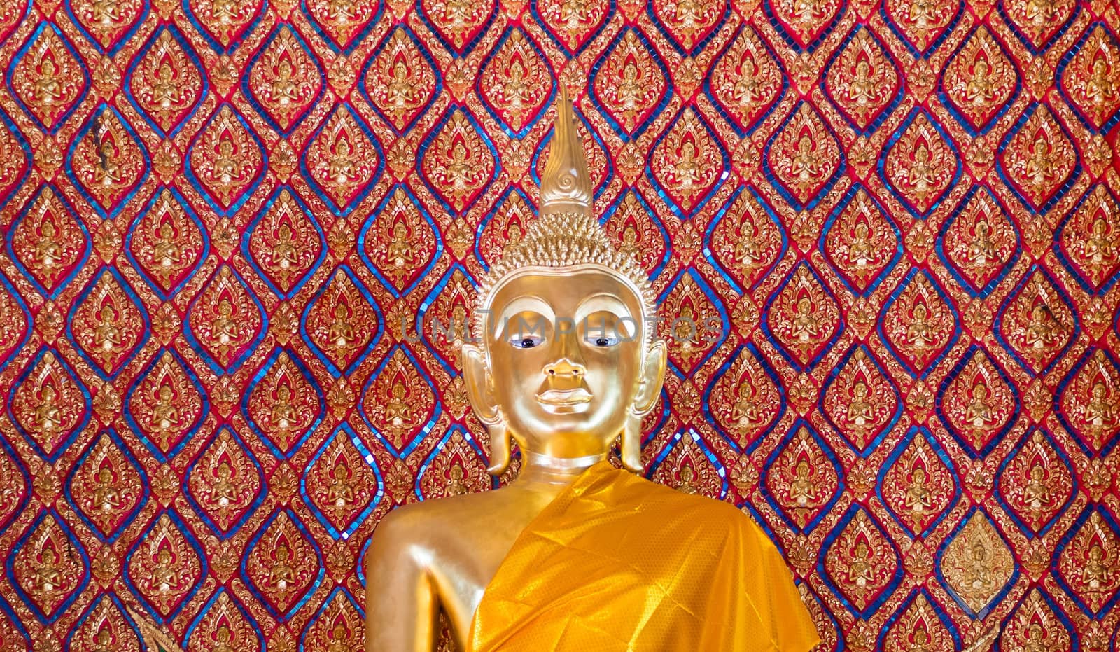 face of buddha statue in church   by moggara12