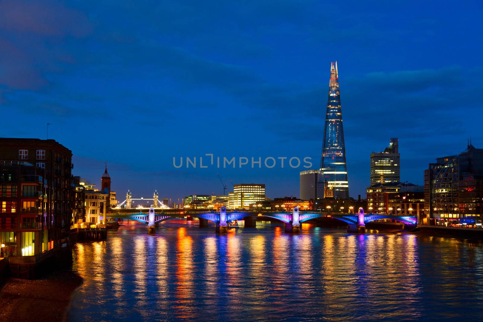 Southwark Bridge in London by naumoid