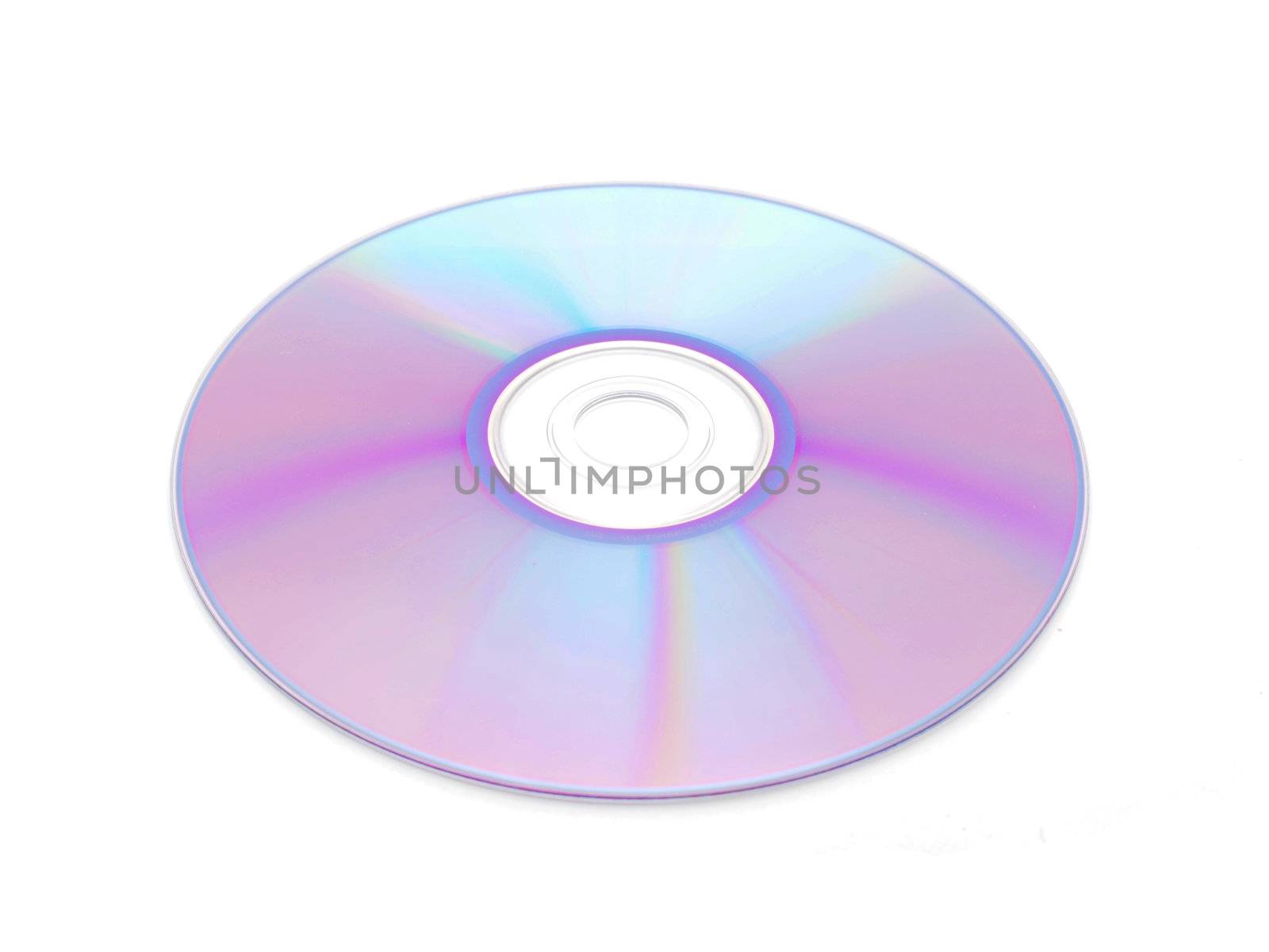 CD on white background 