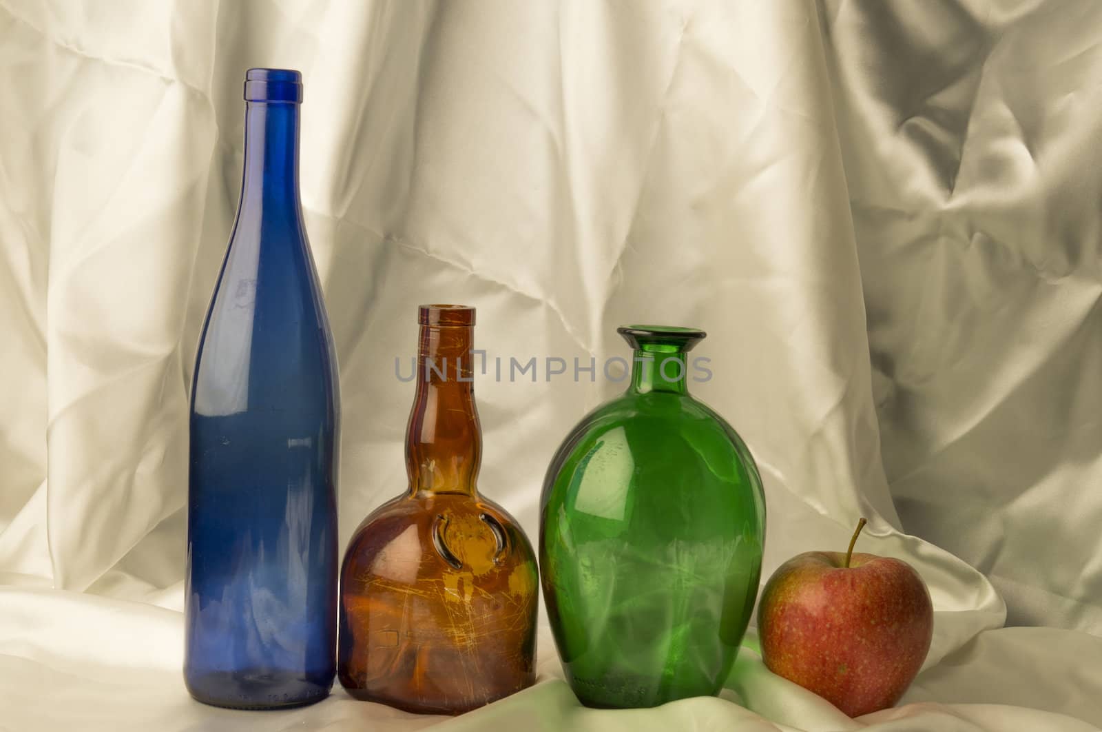 Bottle on a light background