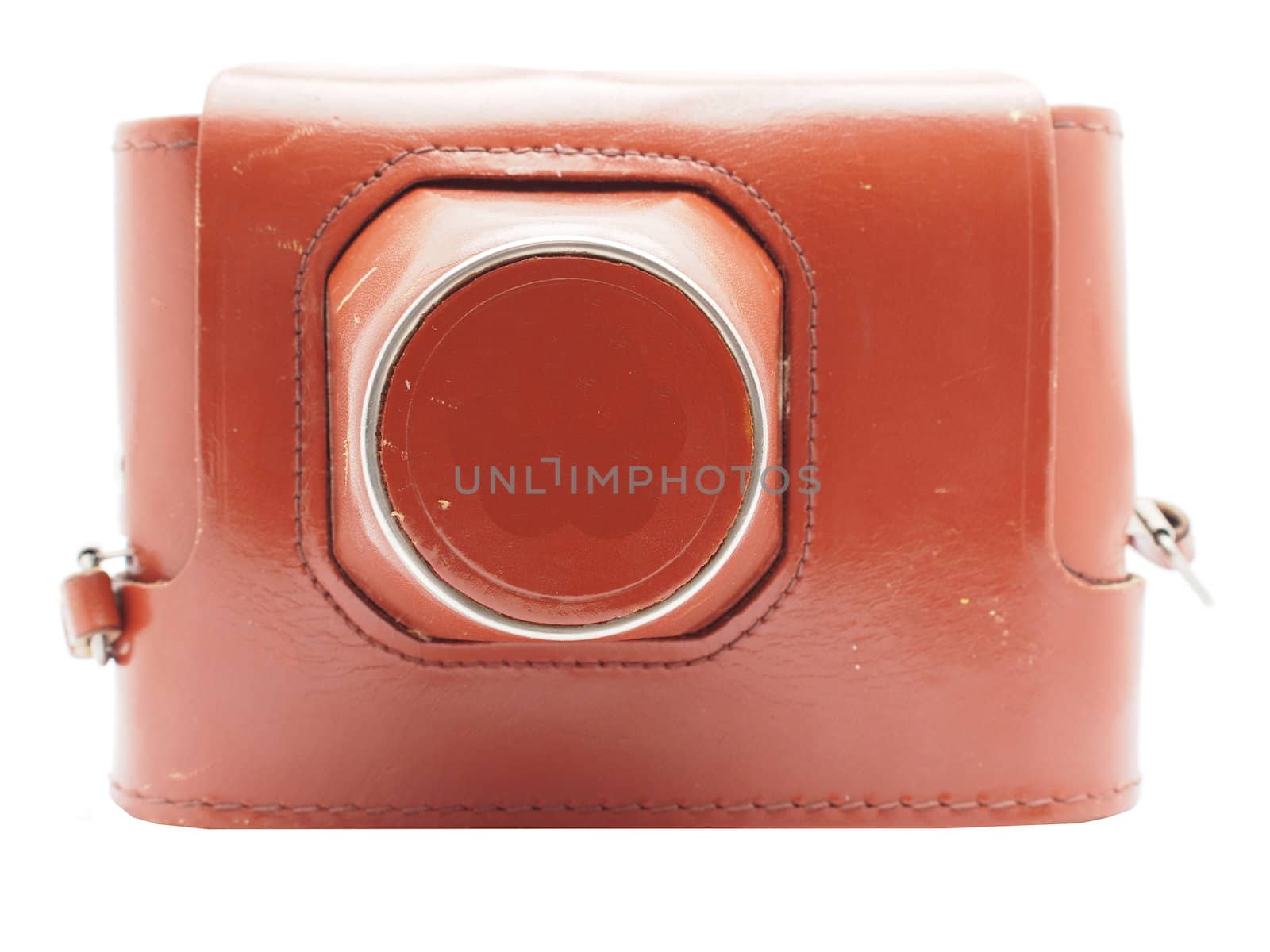 Cover for the camera on a white background