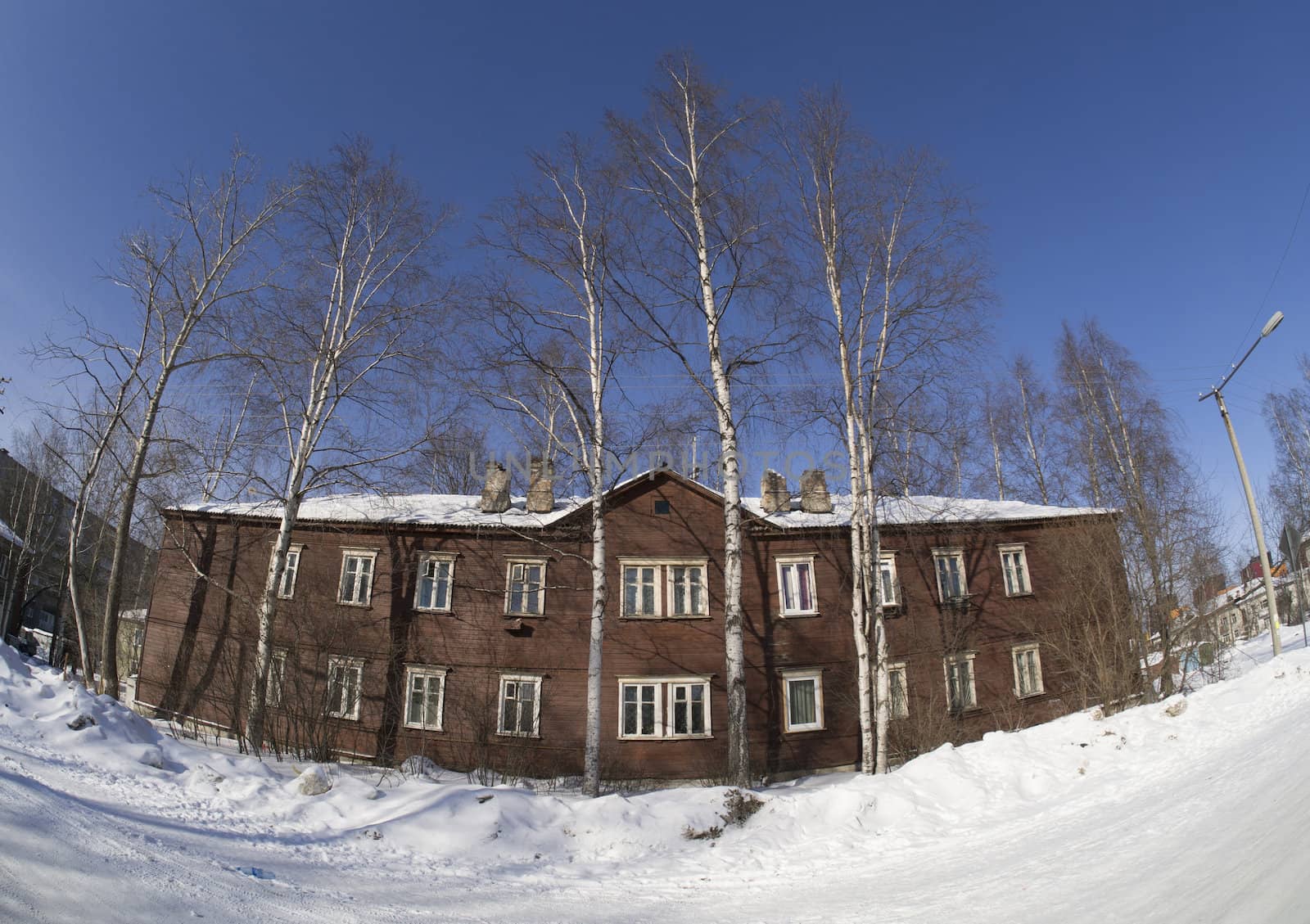 wooden house