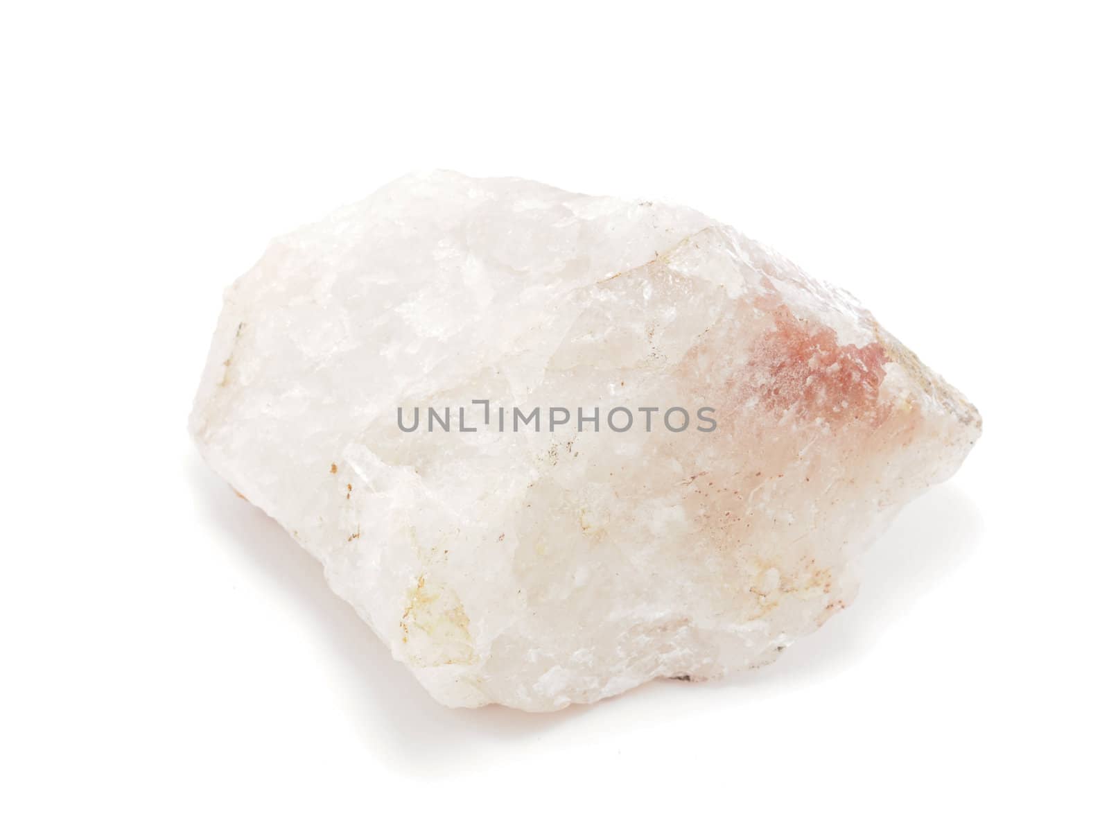 quartz on a white background