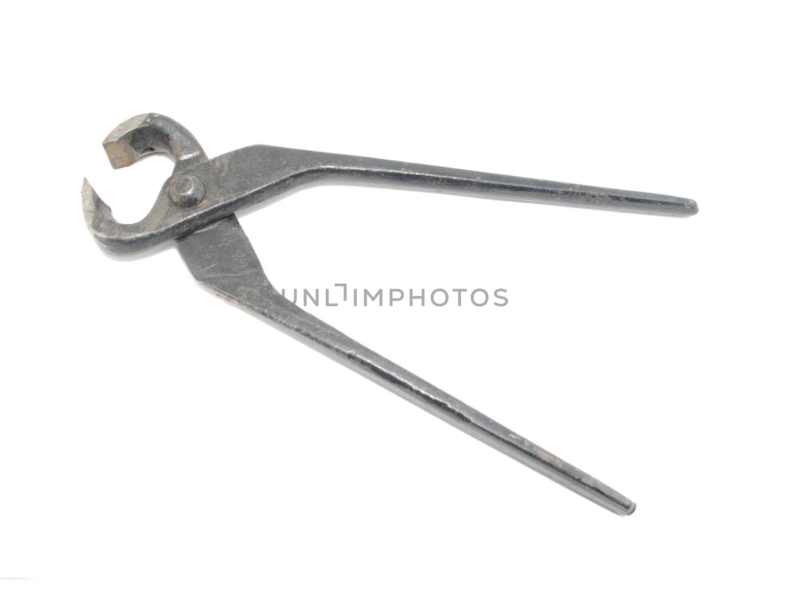 pliers on a white background