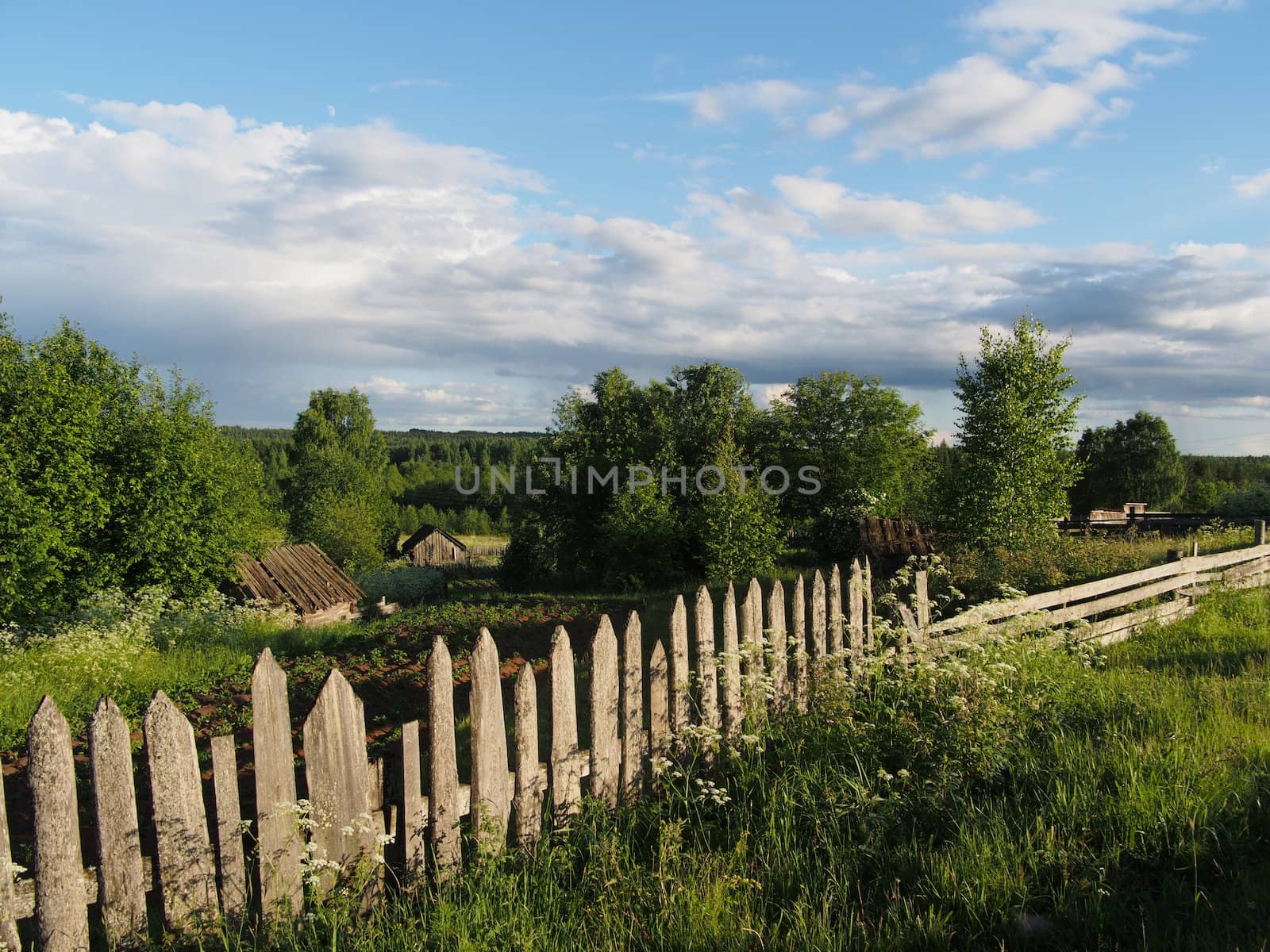 fence in the countryside