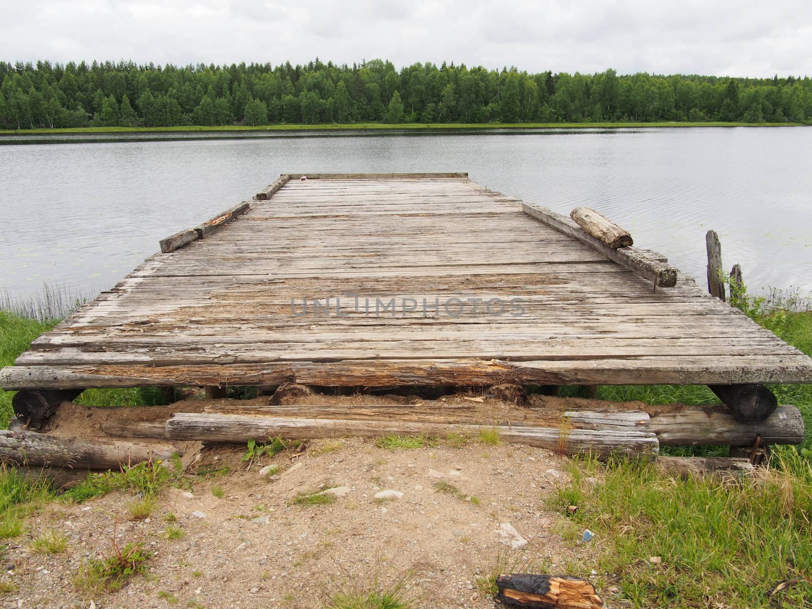 pier on the river