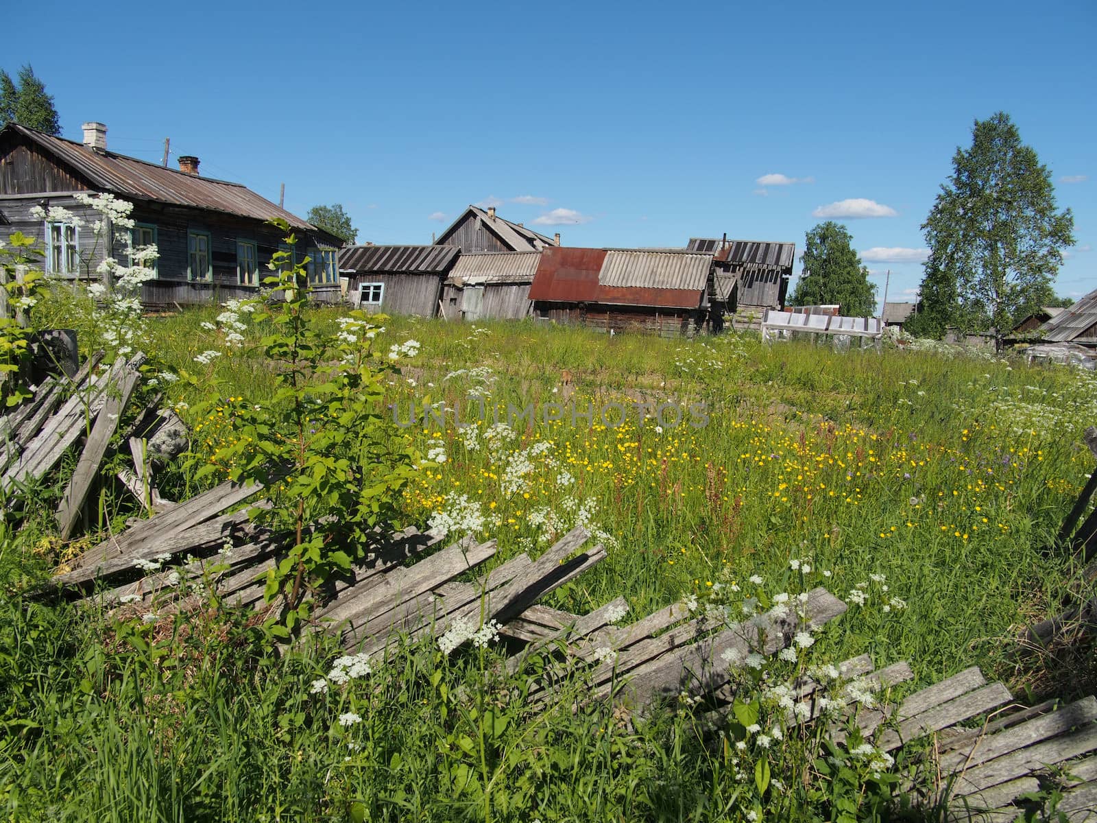 fence in the countryside