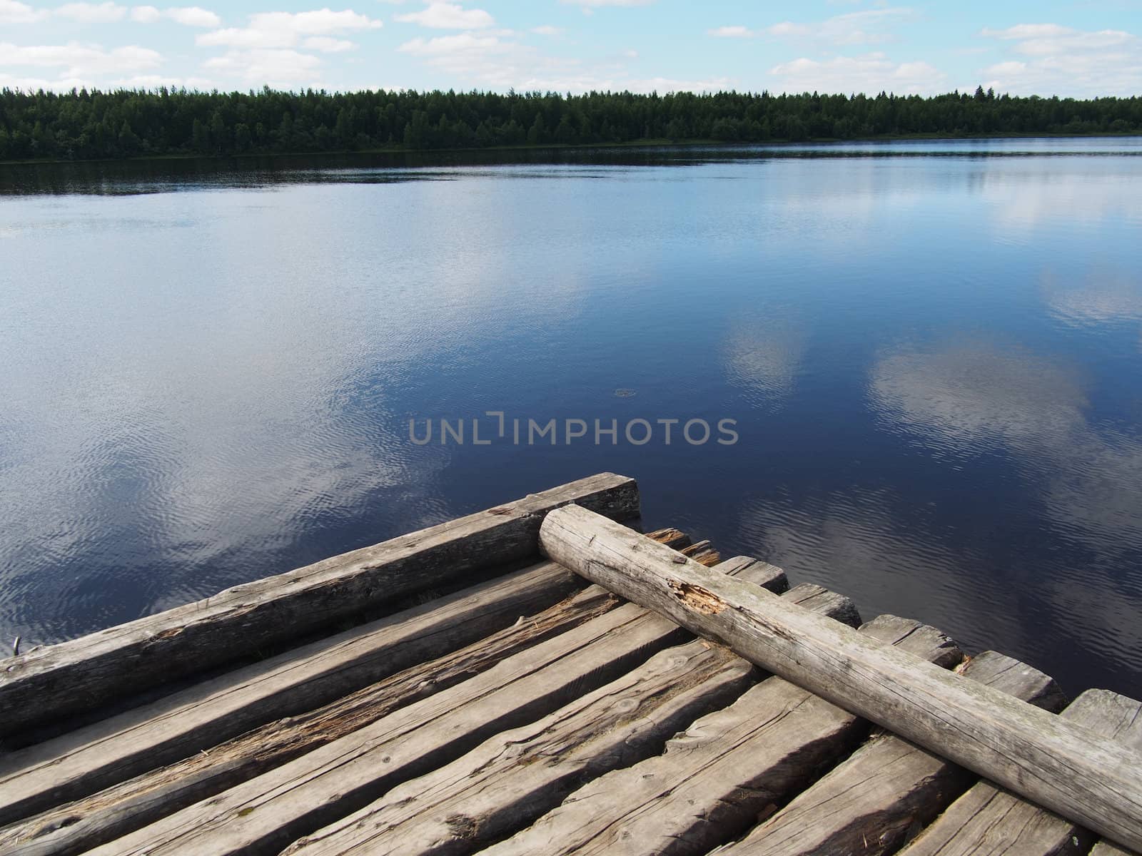 pier on the river