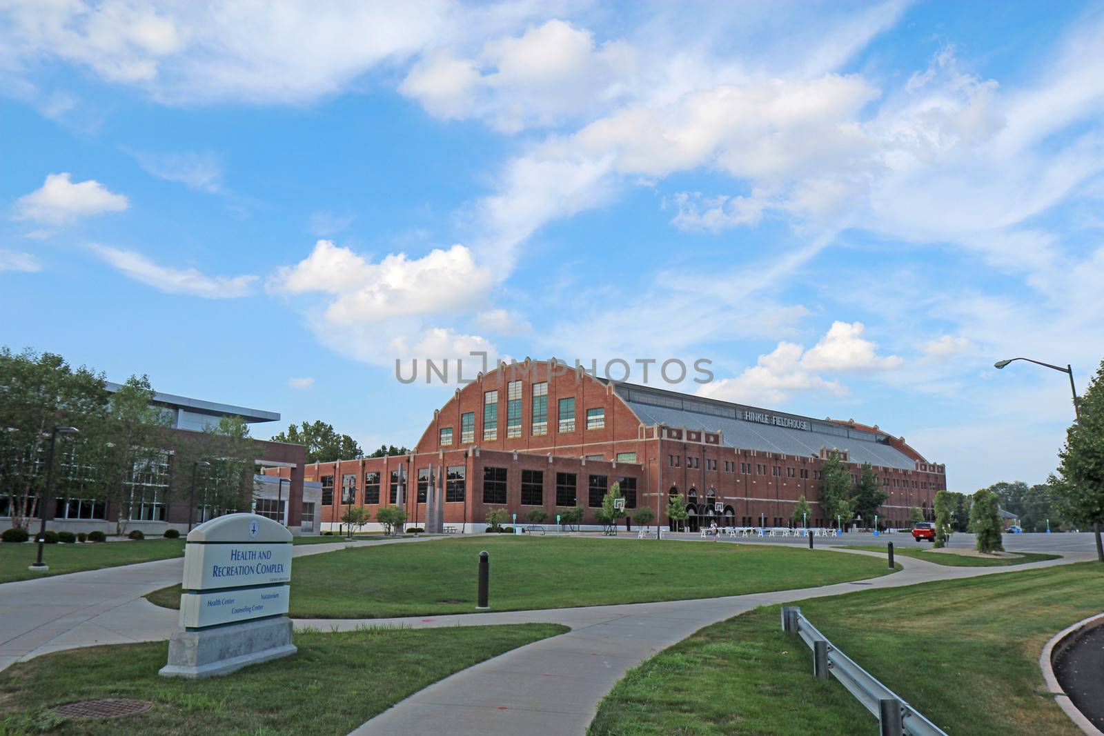 Hinkle Fieldhouse on the Butler University campus by sgoodwin4813