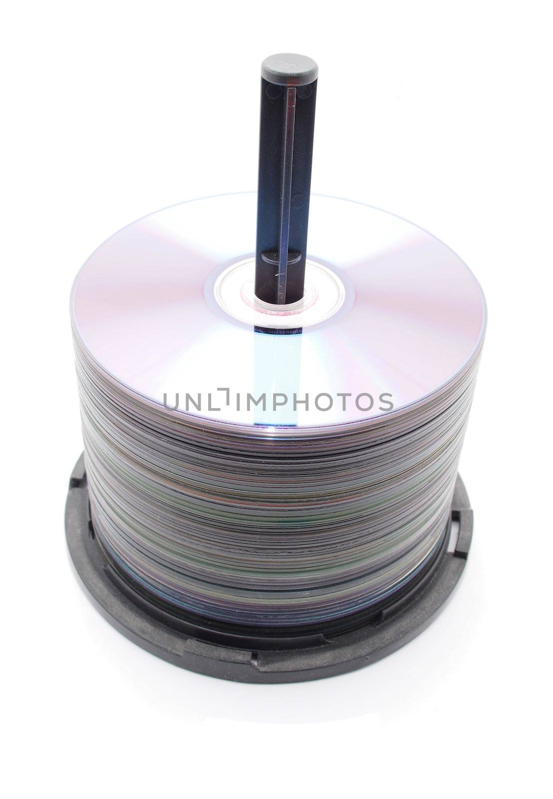 CD on white background 