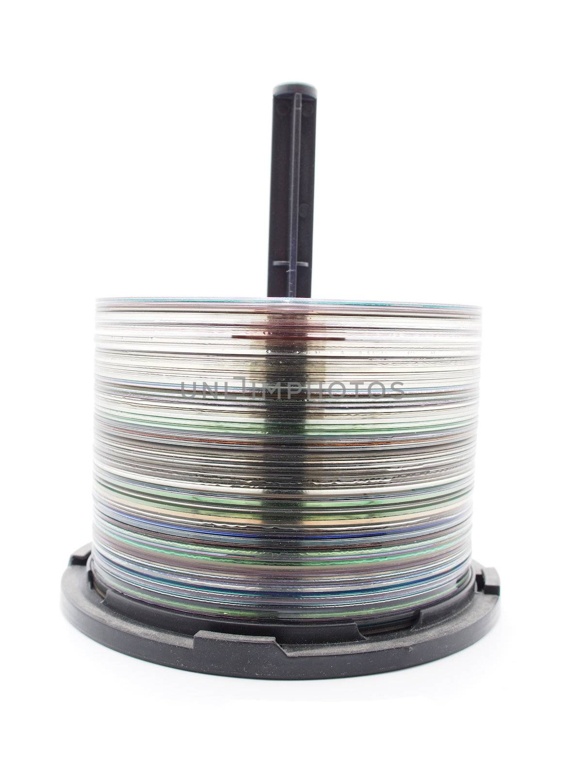 CD on white background 